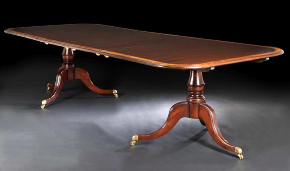 George III-Style Mahogany Dining