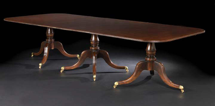 George III-Style Mahogany Dining