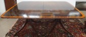 GEORGE III STYLE MAHOGANY DOUB