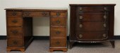 GEORGE III STYLE MAHOGANY DOUB