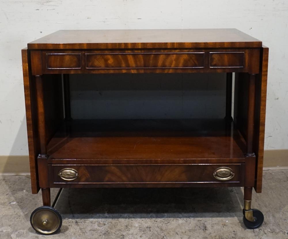 GEORGE III STYLE MAHOGANY DROP-LEAF