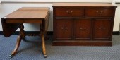 GEORGE III STYLE MAHOGANY DROP