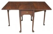 GEORGE III STYLE MAHOGANY DROP