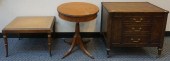 GEORGE III STYLE MAHOGANY DRUM