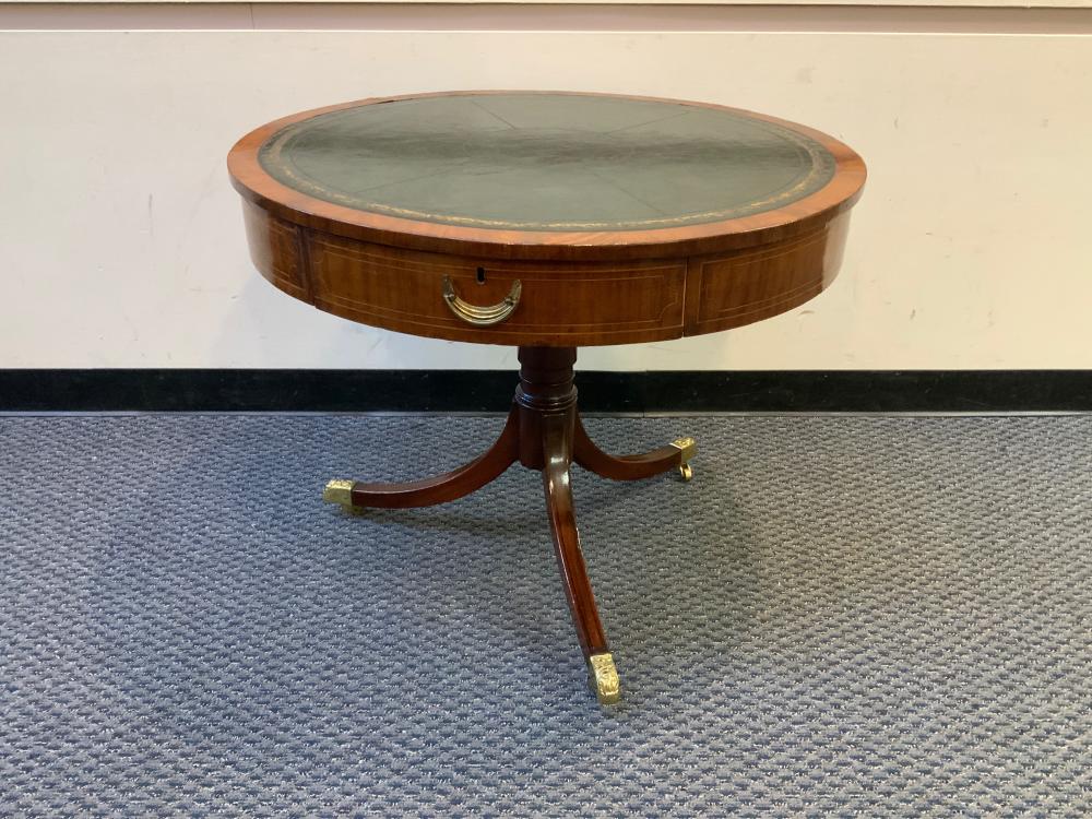 GEORGE III STYLE MAHOGANY DRUM