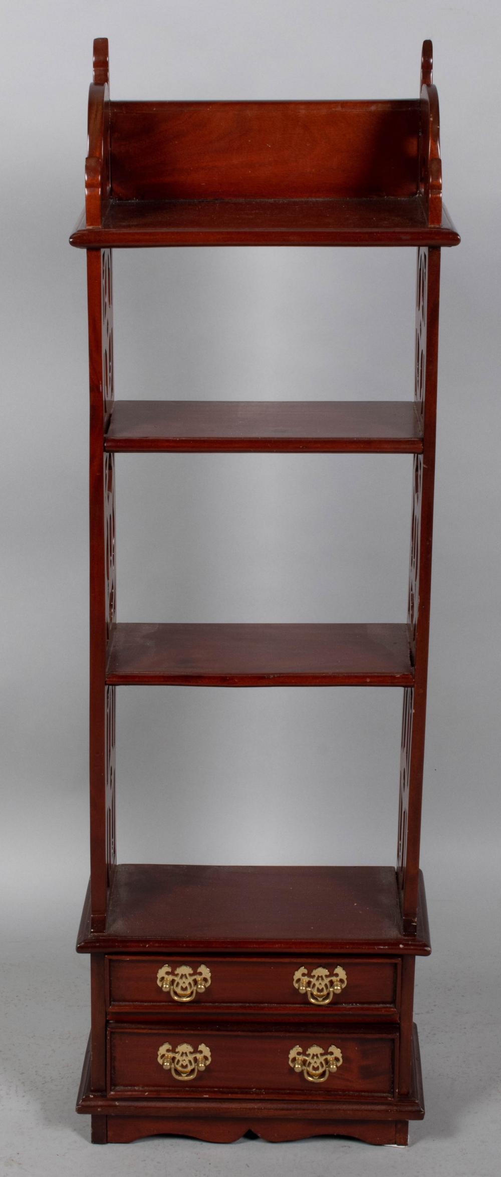 GEORGE III STYLE MAHOGANY DWARF