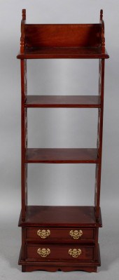 GEORGE III STYLE MAHOGANY DWAR