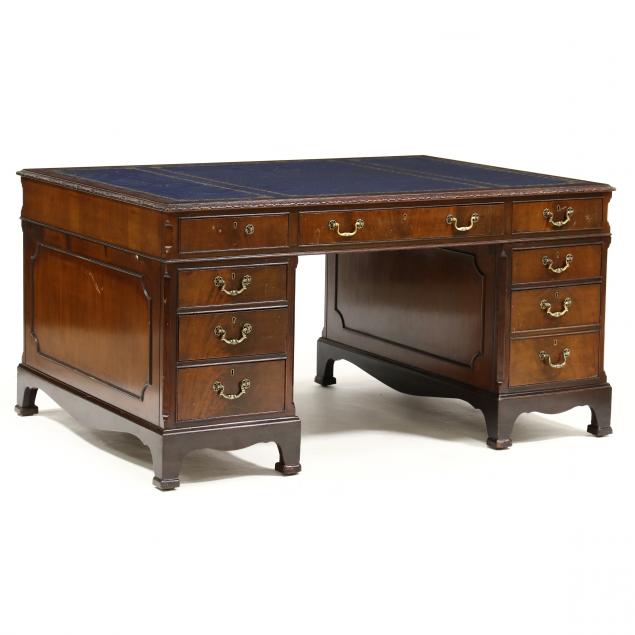 GEORGE III STYLE MAHOGANY EXECUTIVE