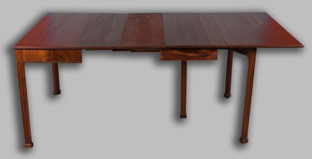 GEORGE III STYLE MAHOGANY EXTENSION