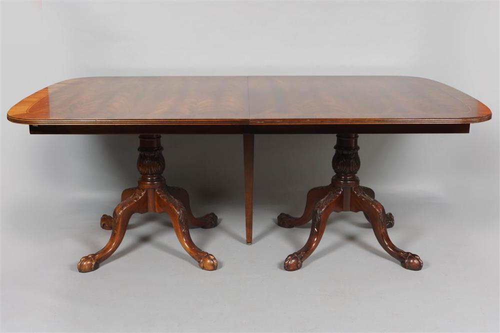 GEORGE III STYLE MAHOGANY EXTENSION