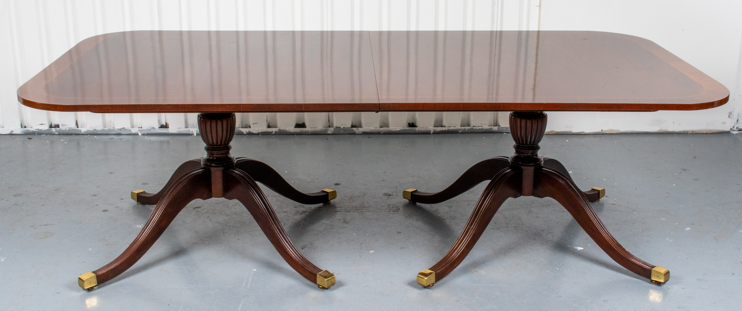 GEORGE III STYLE MAHOGANY EXTENSION