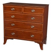 GEORGE III STYLE MAHOGANY FIVE