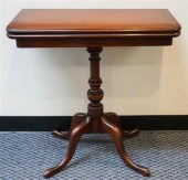 GEORGE III STYLE MAHOGANY FOLD