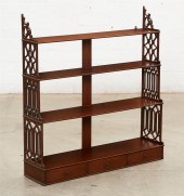 GEORGE III STYLE MAHOGANY FOUR