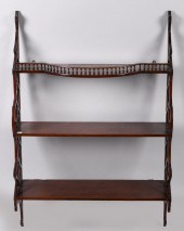 GEORGE III STYLE MAHOGANY HANG