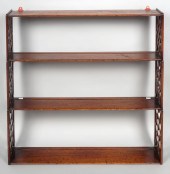 GEORGE III STYLE MAHOGANY HANG