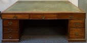 GEORGE III STYLE MAHOGANY LEAT