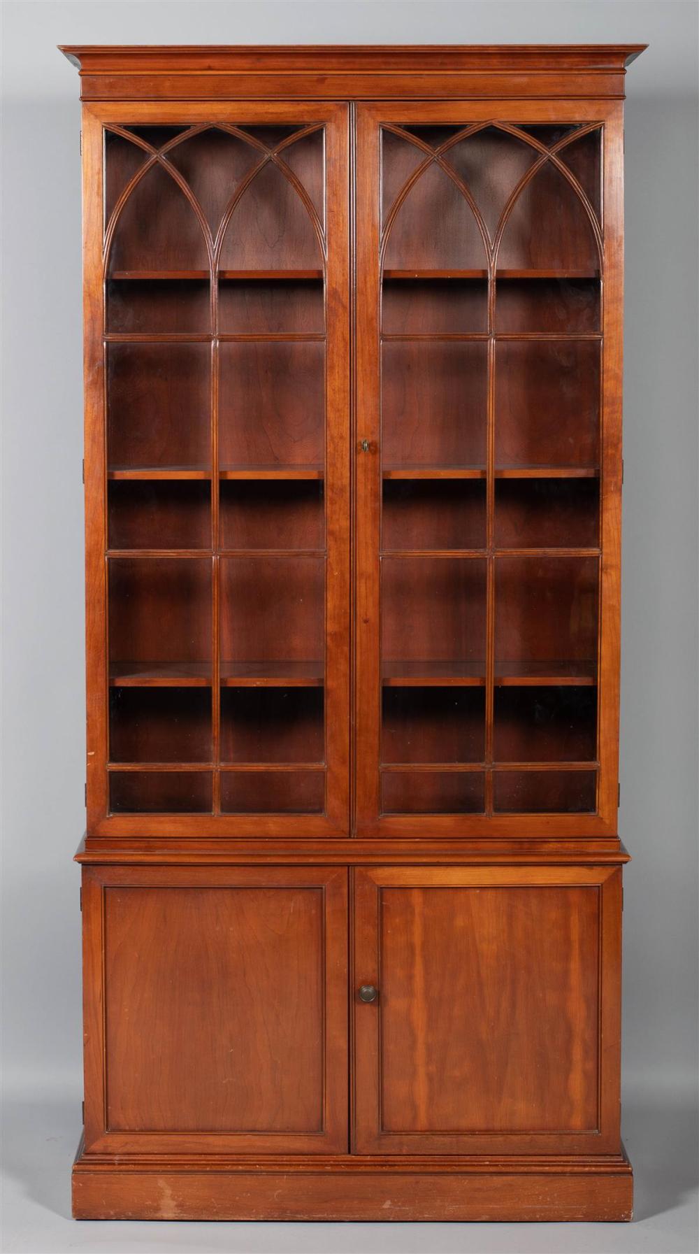 GEORGE III STYLE MAHOGANY LIBRARY