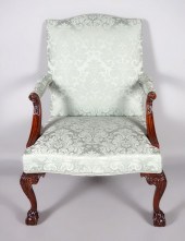 GEORGE III STYLE MAHOGANY LIBR