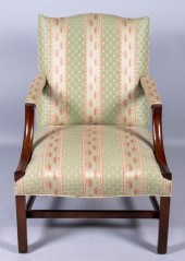 GEORGE III STYLE MAHOGANY LIBR