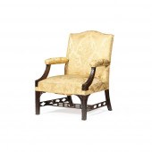 GEORGE III STYLE MAHOGANY LIBR