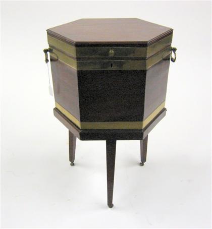 George III style mahogany octagonal