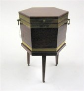 George III style mahogany octa