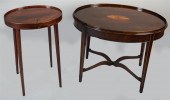 GEORGE III STYLE MAHOGANY OVAL