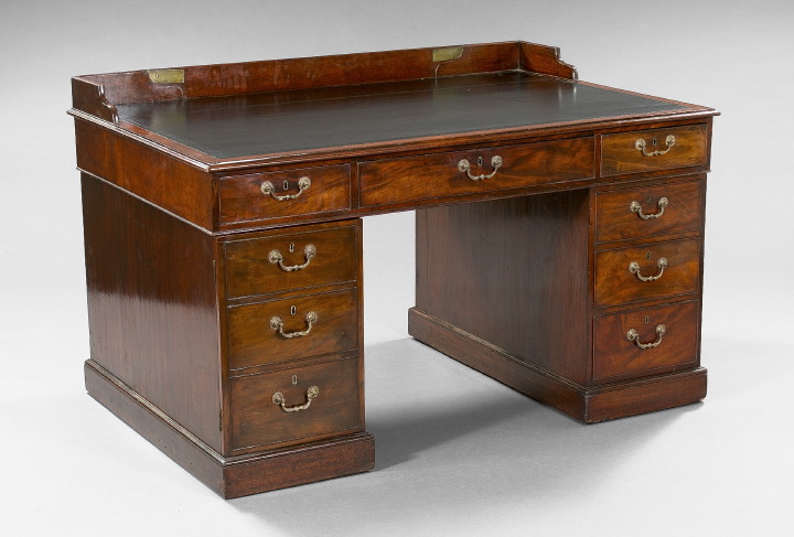 George III-Style Mahogany Partner's