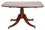 GEORGE III STYLE MAHOGANY PEDE
