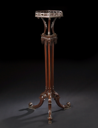 George III-Style Mahogany Pedestal,
