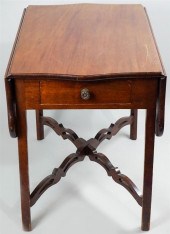 GEORGE III STYLE MAHOGANY PEMB