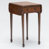 GEORGE III STYLE MAHOGANY PEMB