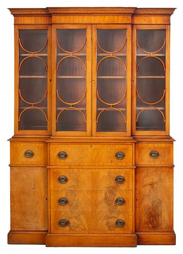 GEORGE III STYLE MAHOGANY SECRETARY