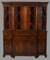 GEORGE III STYLE MAHOGANY SECR