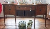 GEORGE III STYLE MAHOGANY SERP