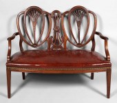 GEORGE III STYLE MAHOGANY SETT