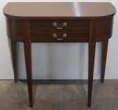 GEORGE III STYLE MAHOGANY SIDE
