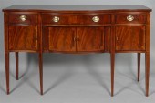 GEORGE III STYLE MAHOGANY SIDE