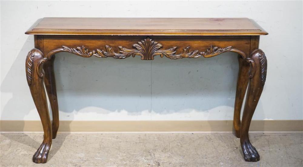 GEORGE III STYLE MAHOGANY SOFA