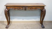 GEORGE III STYLE MAHOGANY SOFA