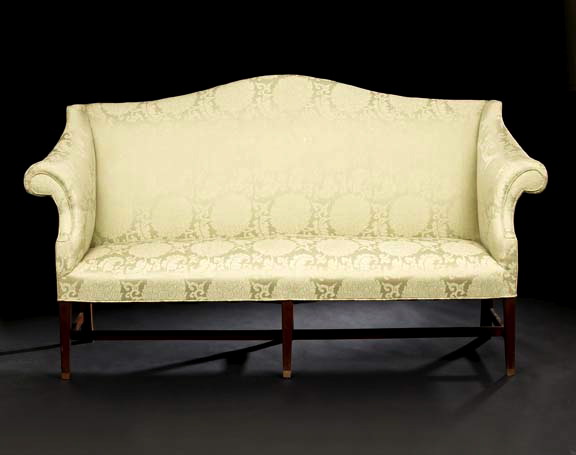 George III-Style Mahogany Sofa, 