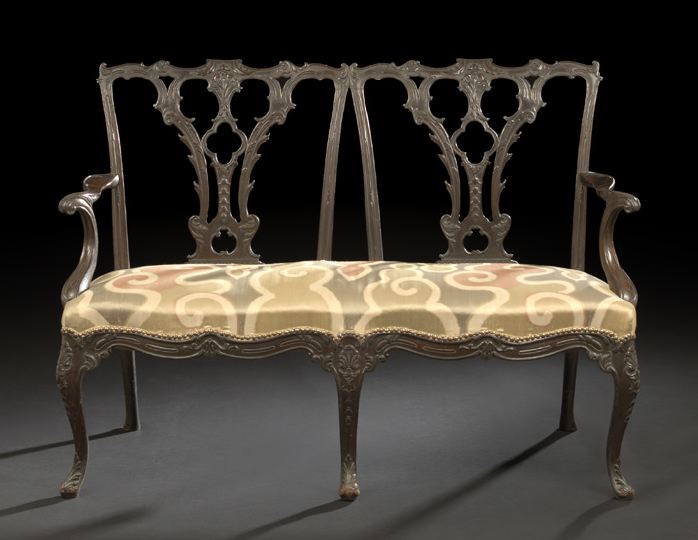 George III-Style Mahogany Sofa, 