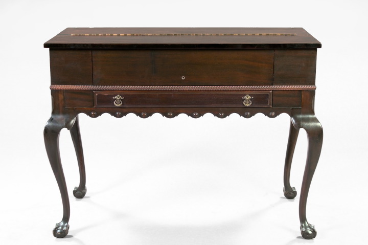 George III-Style Mahogany Spinet