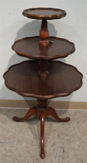 GEORGE III STYLE MAHOGANY THRE