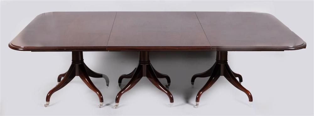 GEORGE III STYLE MAHOGANY THREE