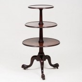 GEORGE III STYLE MAHOGANY THRE