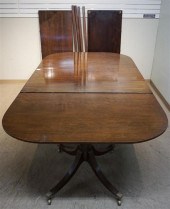 GEORGE III STYLE MAHOGANY THRE
