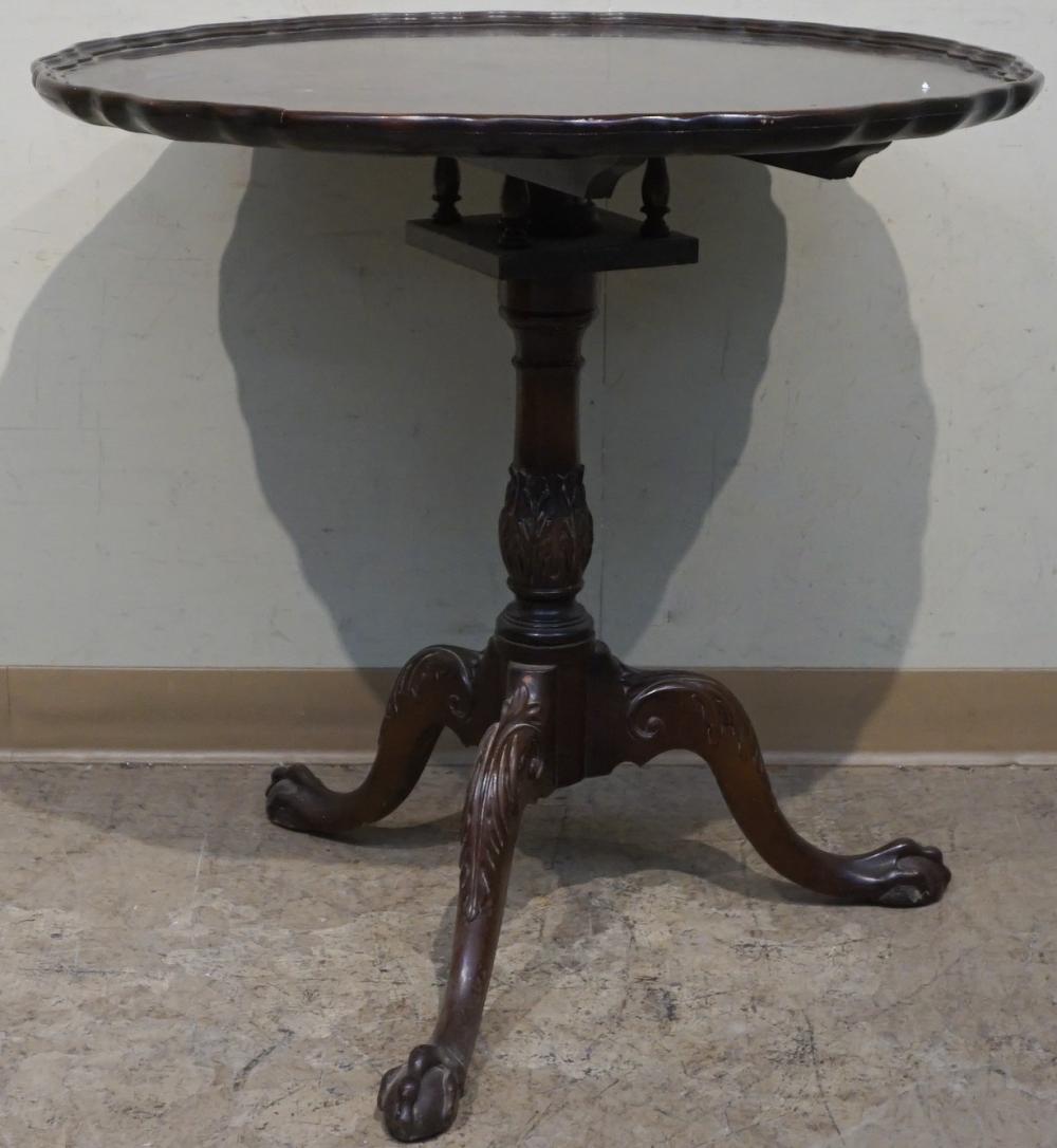 GEORGE III STYLE MAHOGANY TILT