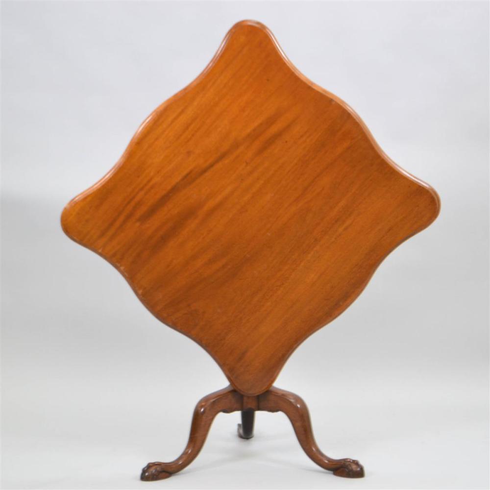 GEORGE III STYLE MAHOGANY TILT